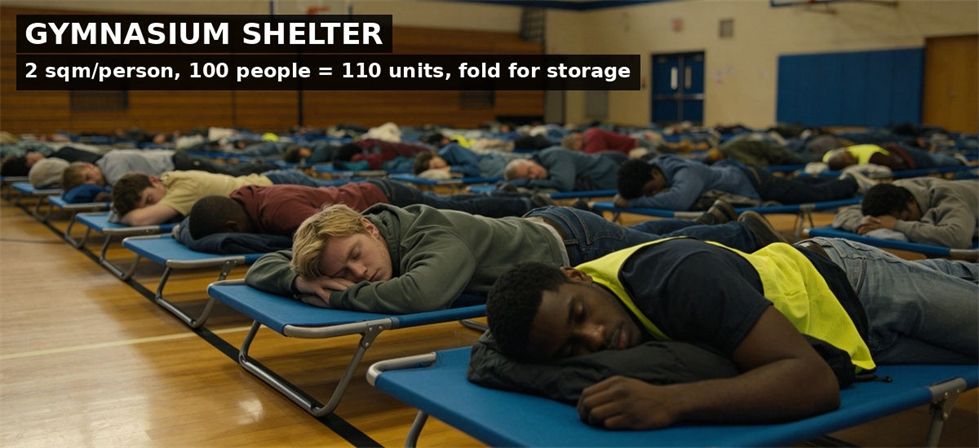 Disaster relief mattresses gym shelter for institutional procurement, inspection and supply planning Disaster relief mattresses gym shelter for institutional procurement, inspection and supply planning