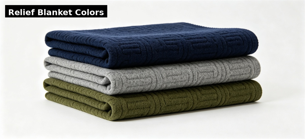 Blanket colors stack shown for align the product before comparing any price in institutional blanket procurement review
