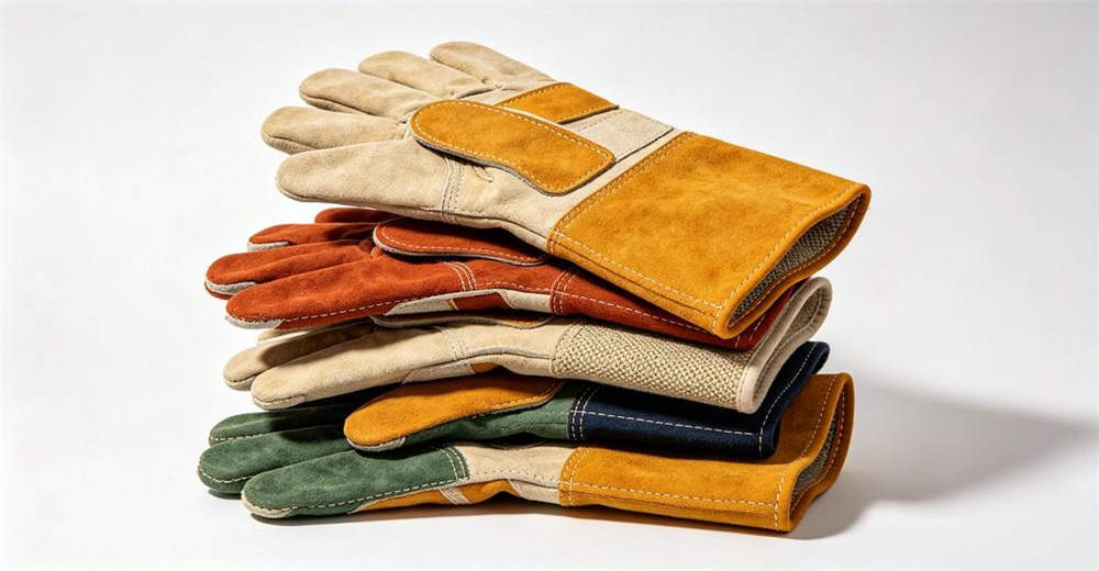 Fire resistant leather gloves multi colors heat resistant welding safety gloves wholesale bulk supplier China Fire resistant leather gloves multi colors heat resistant welding safety gloves wholesale bulk supplier China
