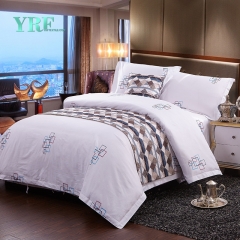 roupa de cama de algodão macia e dupla