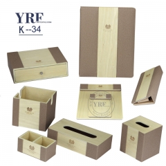 Caixa de tecido barato de couro impermeável