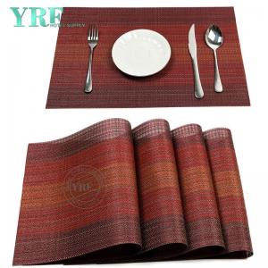 Party Oblong Red And Orange Table Mats