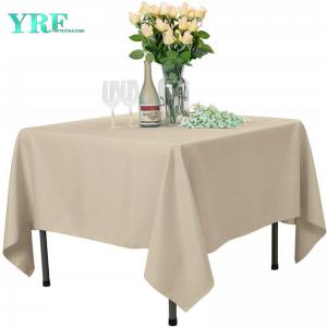 Square Table Cloths Pure Beige  Parties 70x70 inch