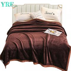 Cobertor Raschel liso tingido de estoque