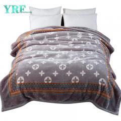 Manta de pele falsa de seda macia de estilo moderno