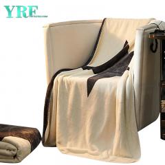 Cobertor de lã de lã estilo elegante com 2 camadas