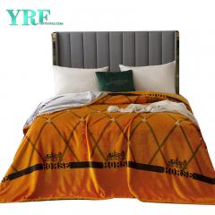 Cobertor de hotel geométrico aconchegante