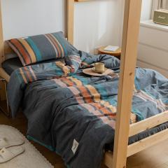 Roupa de cama de algodão para dormitório,