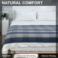 Cobertor de emergência 700g 80% lã para desastres - alívio