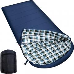 Saco de dormir azul marinho para alívio de desastres
