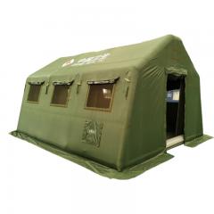 Instalação de tenda inflável militar em 5 minutos