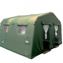 Grande tenda inflável à prova de vento para alívio de desastres