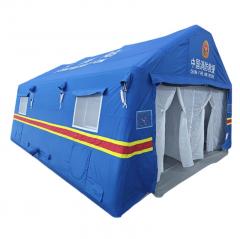 Tenda inflável de alívio de desastres com estrutura de camada dupla