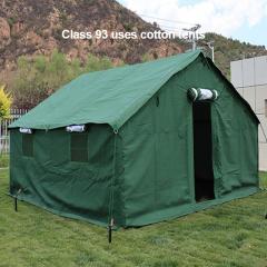 Tenda verde à prova de vento para uso externo do governo