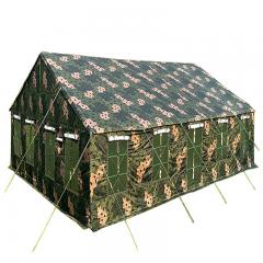 Equipamento de tenda médica camuflada