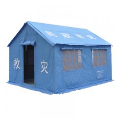 Tenda azul de socorro a desastres resistente a terremotos
