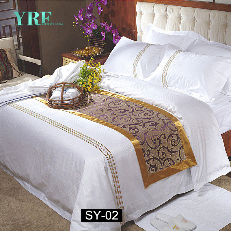 Embroidered motel queen jacquard comforter set completo hb-018